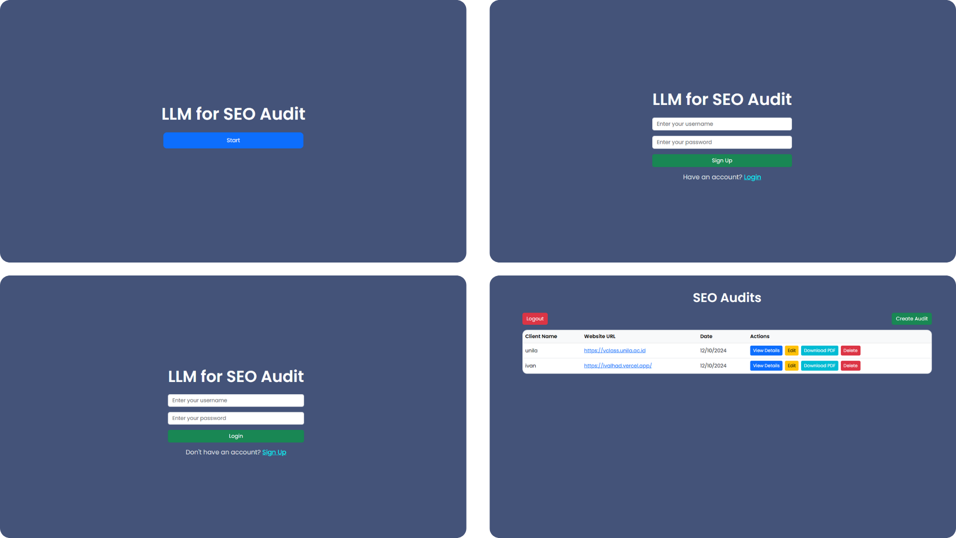 LLM For SEO Audit